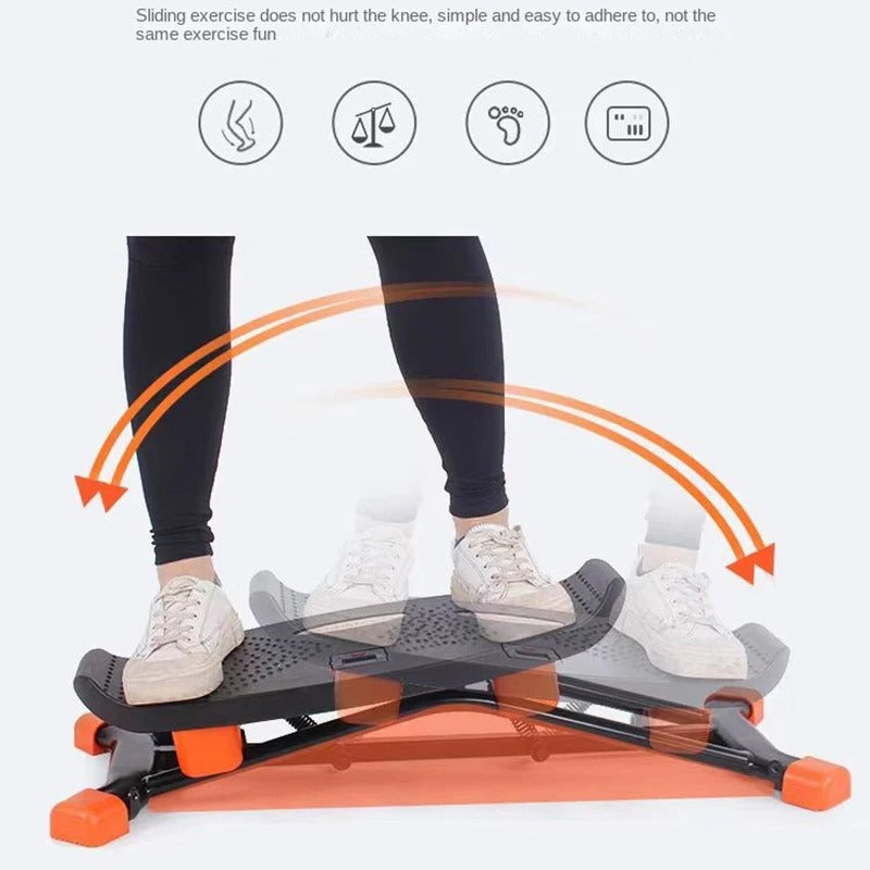 Ski machine Swinging slide machine