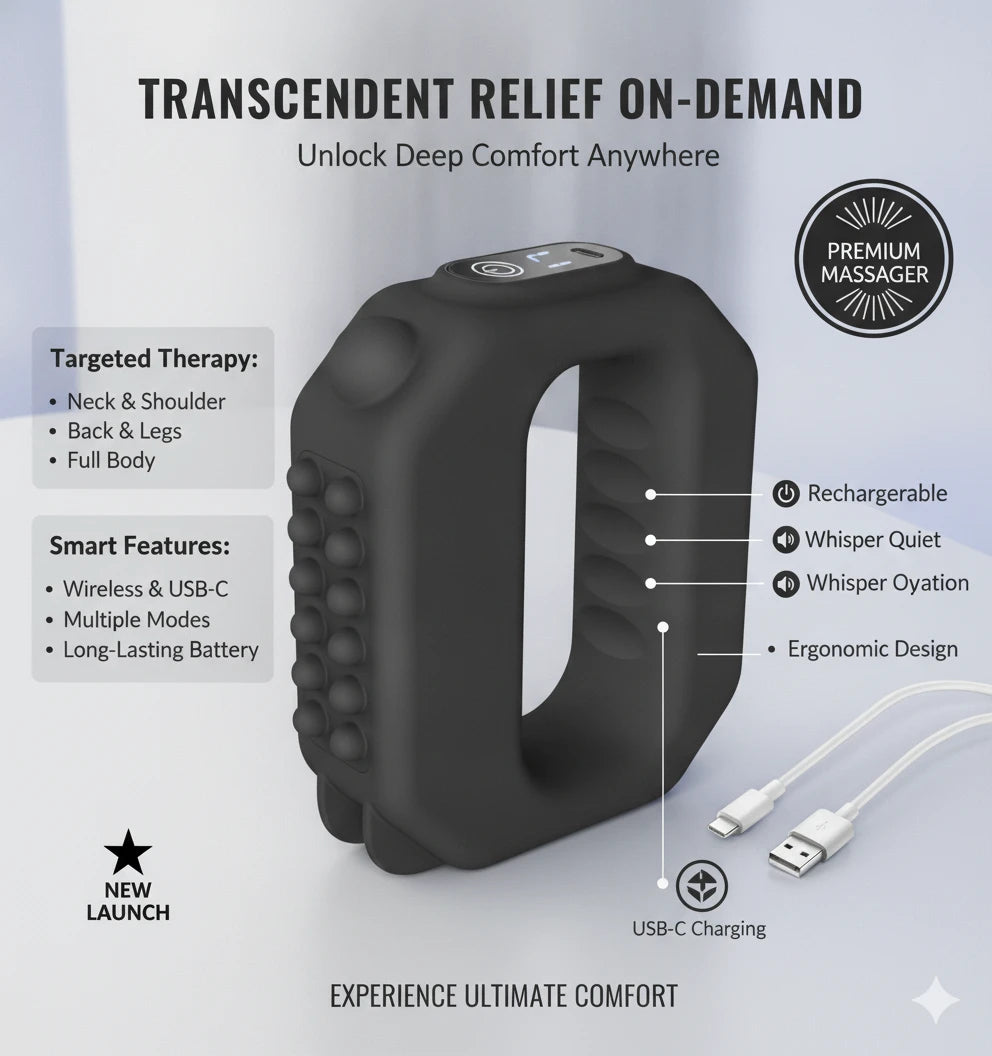 Fat Burning Fascia Massager Ring with Deep Tissue Technology