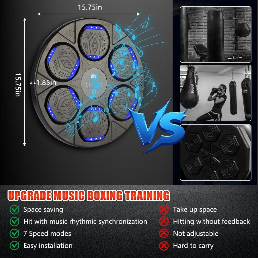 Music Boxing Machine Wall Mounted with Bluetooth & Smart Technology
