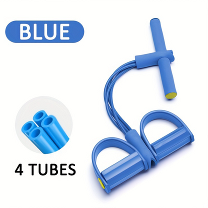 4-Level Resistance Band Tensioner with Non-Slip Handles - Home Fitness Equipment for Abdominal Muscle Training Yoga Abdominal