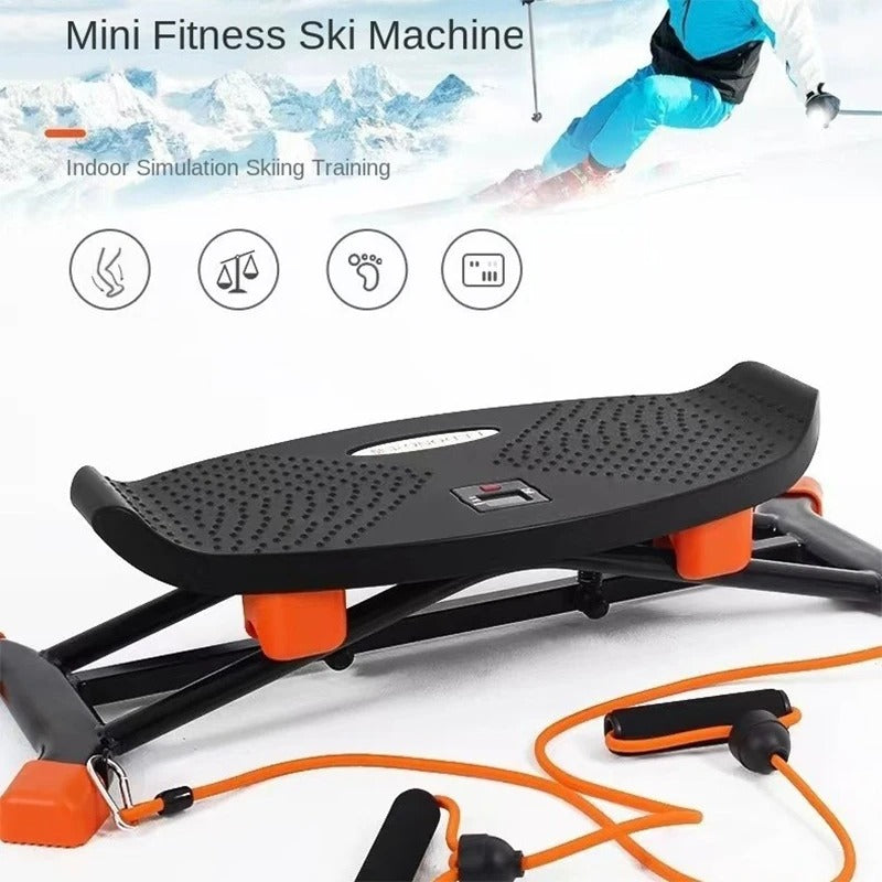 Ski machine Swinging slide machine